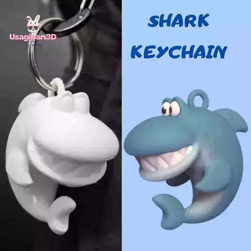 Shark Keychain