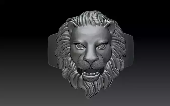 LION MAN RING