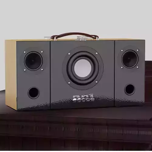Compact Boombox 3D model