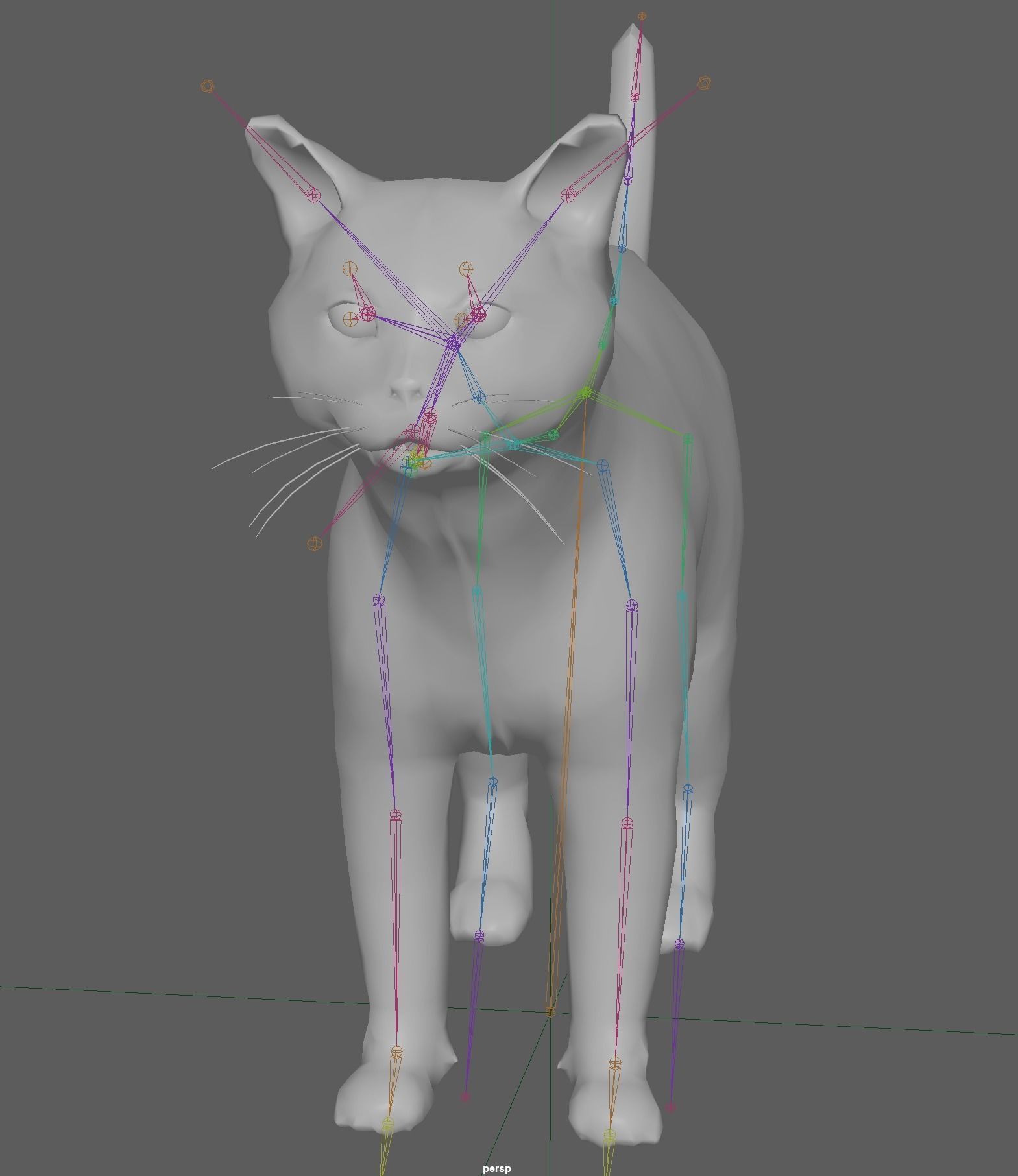 Orange Cat 3D model_14