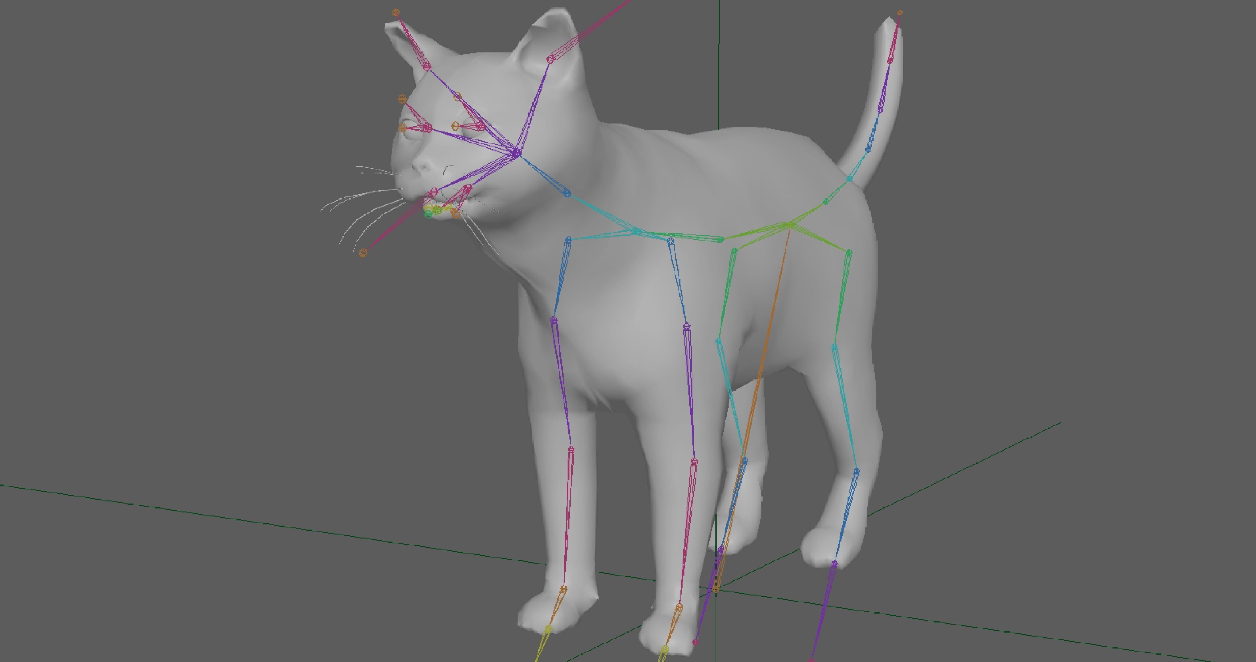 Orange Cat 3D model_11