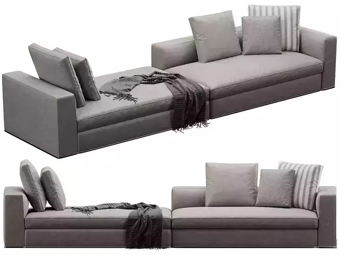 Powell Sofa Set 3D model