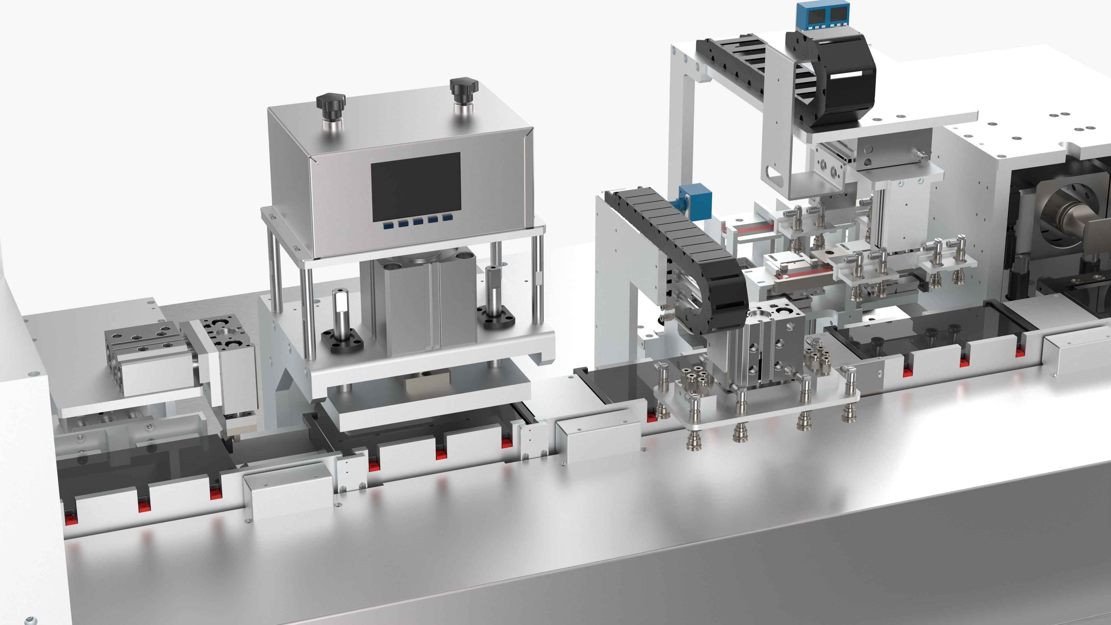 Automatic Soft Pack Battery Welding Line 3D model_25