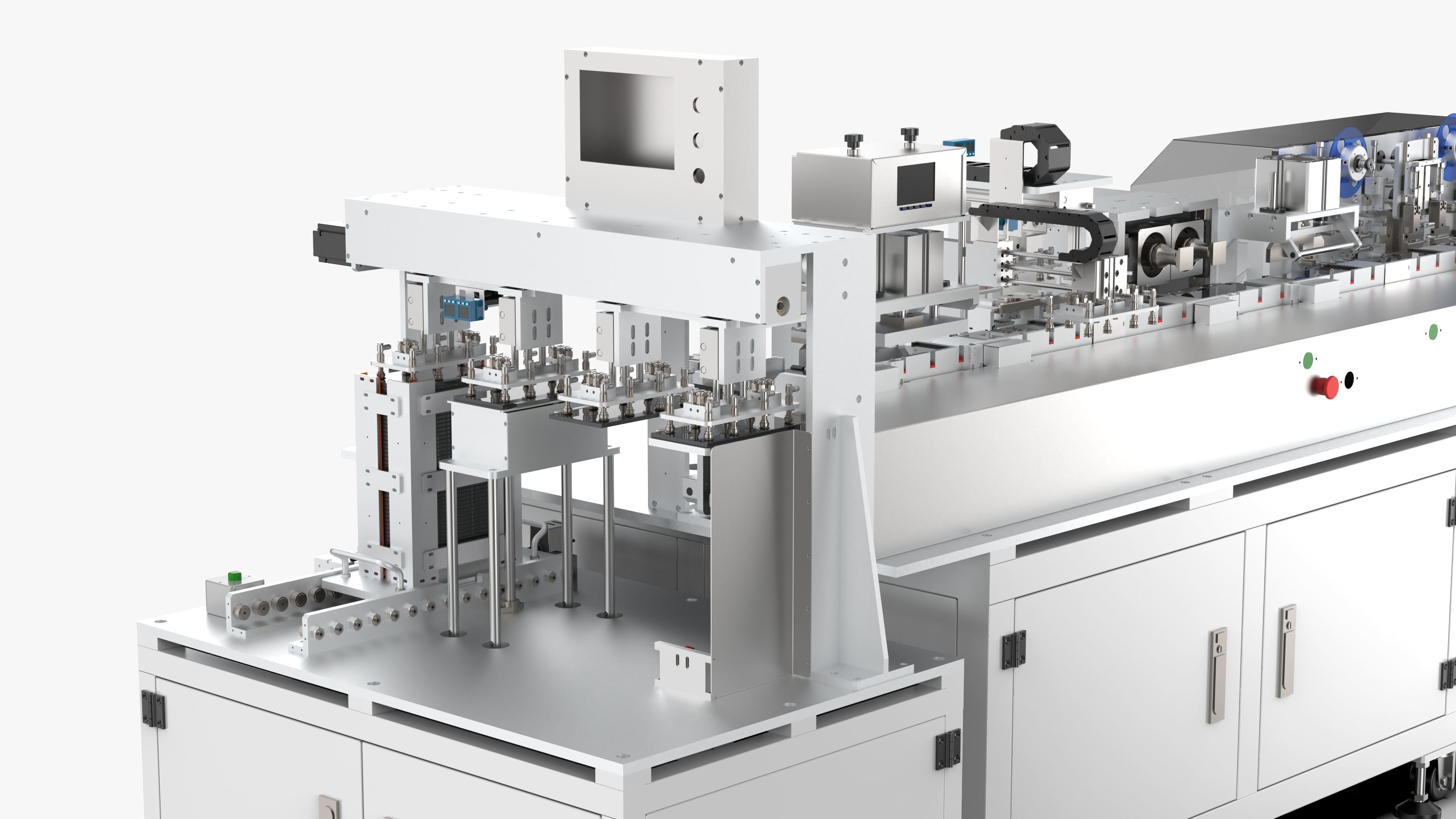 Automatic Soft Pack Battery Welding Line 3D model_23