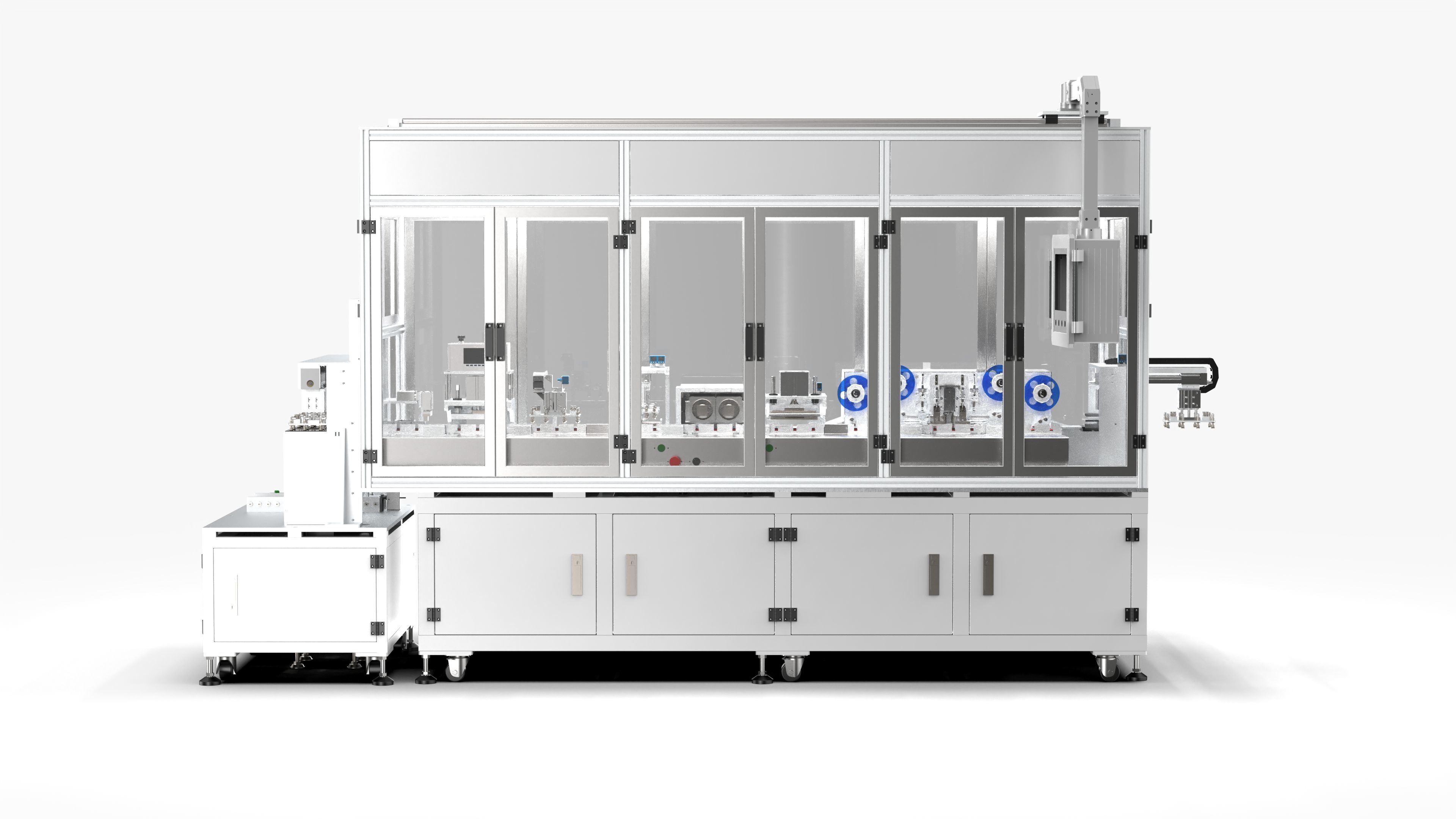Automatic Soft Pack Battery Welding Line 3D model_8