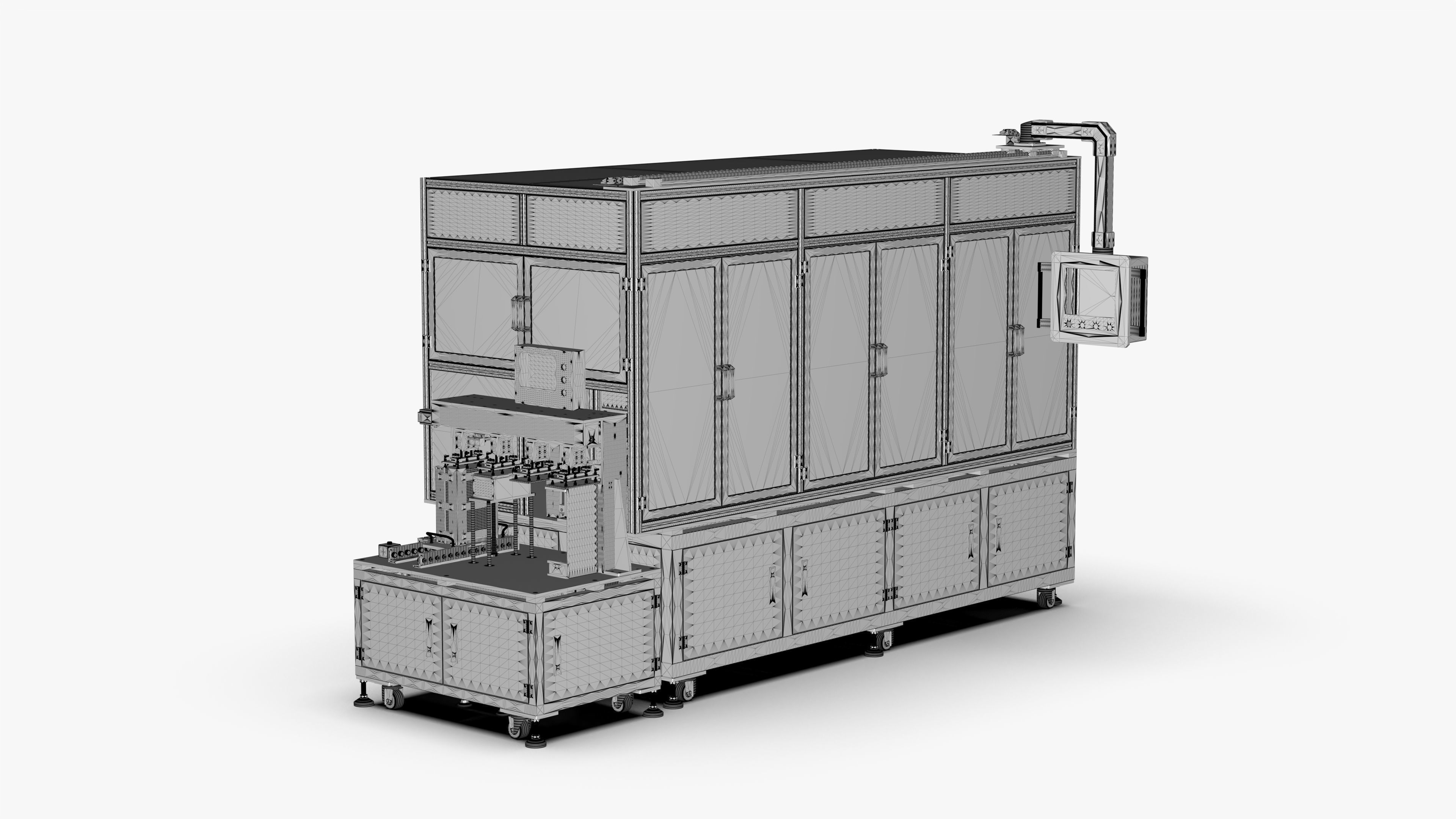 Automatic Soft Pack Battery Welding Line 3D model_26