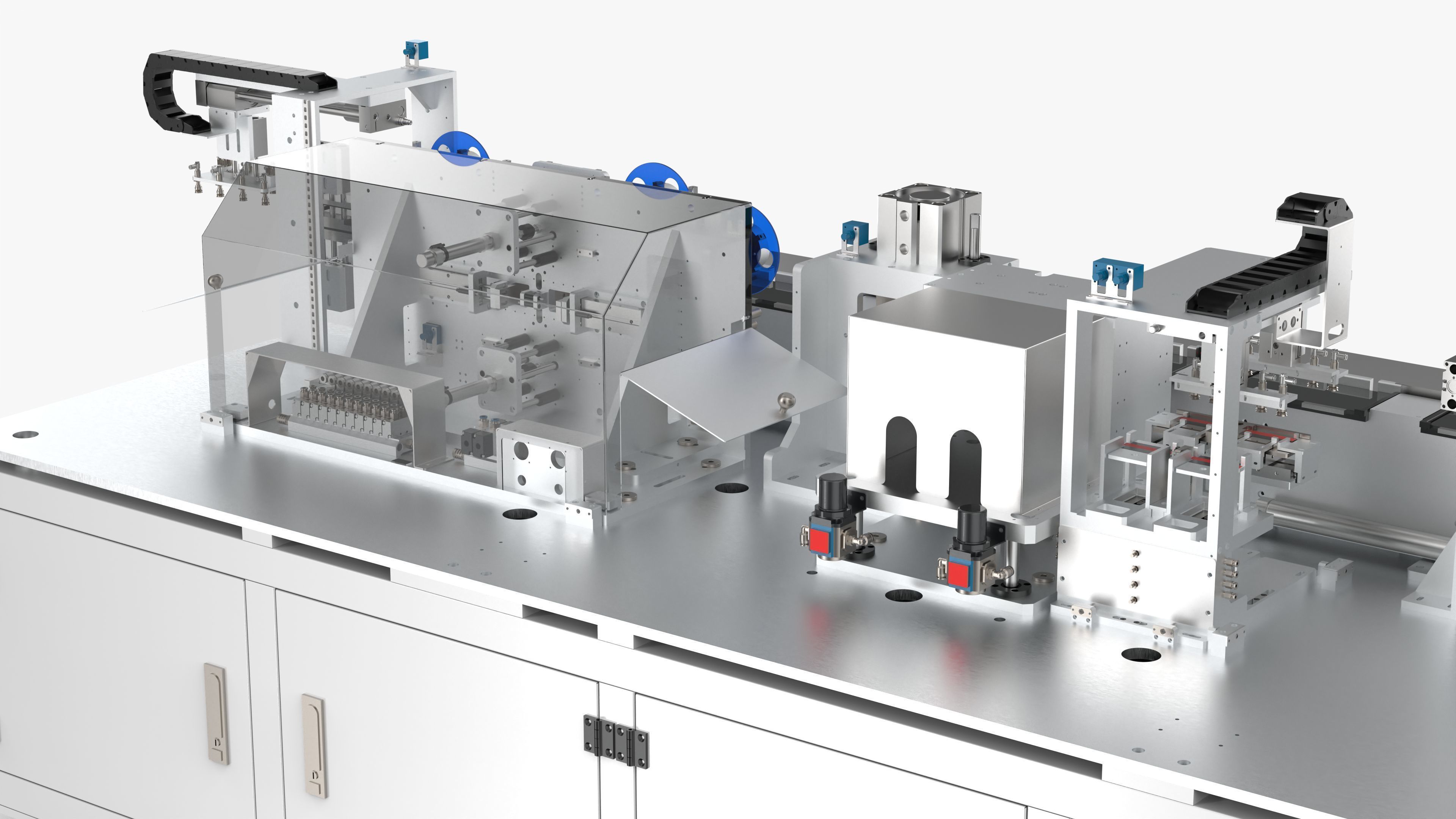 Automatic Soft Pack Battery Welding Line 3D model_17