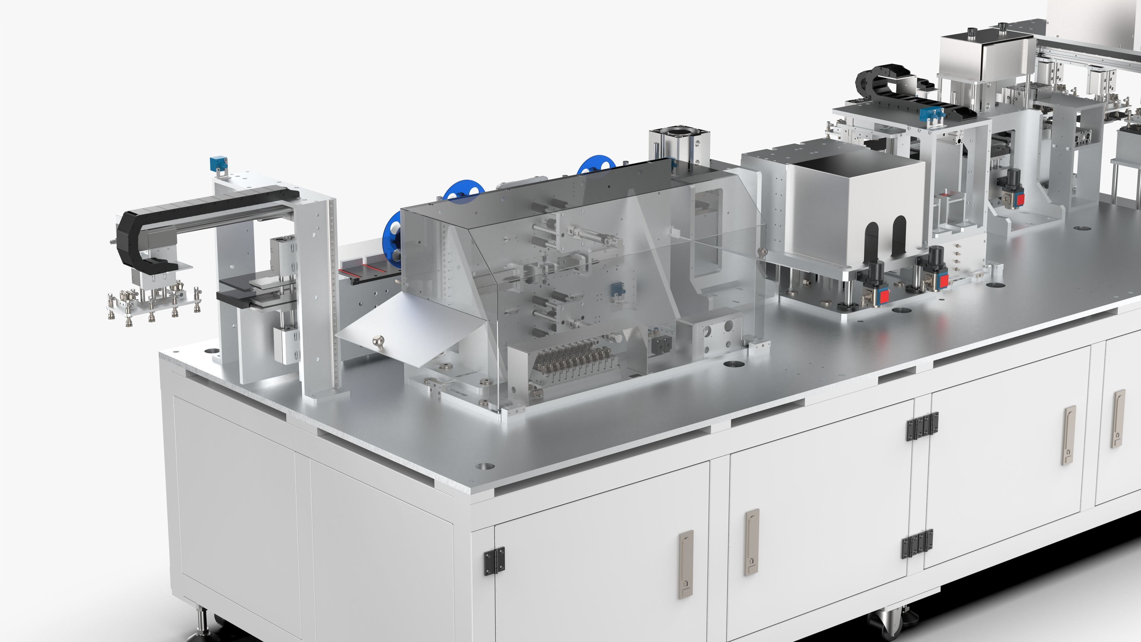 Automatic Soft Pack Battery Welding Line 3D model_16