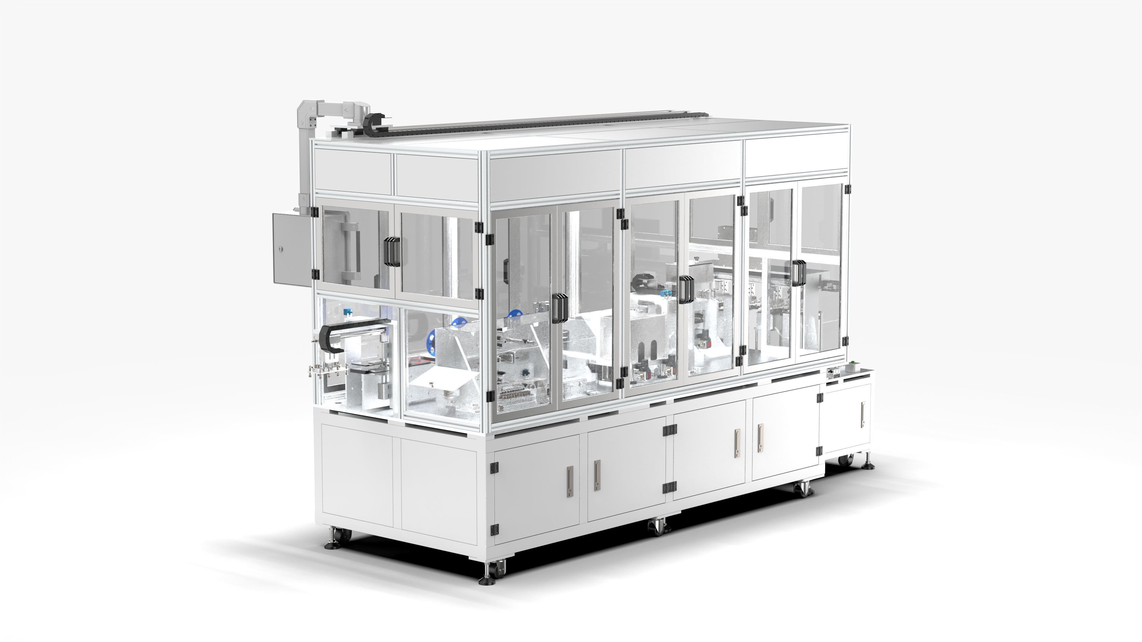 Automatic Soft Pack Battery Welding Line 3D model_3