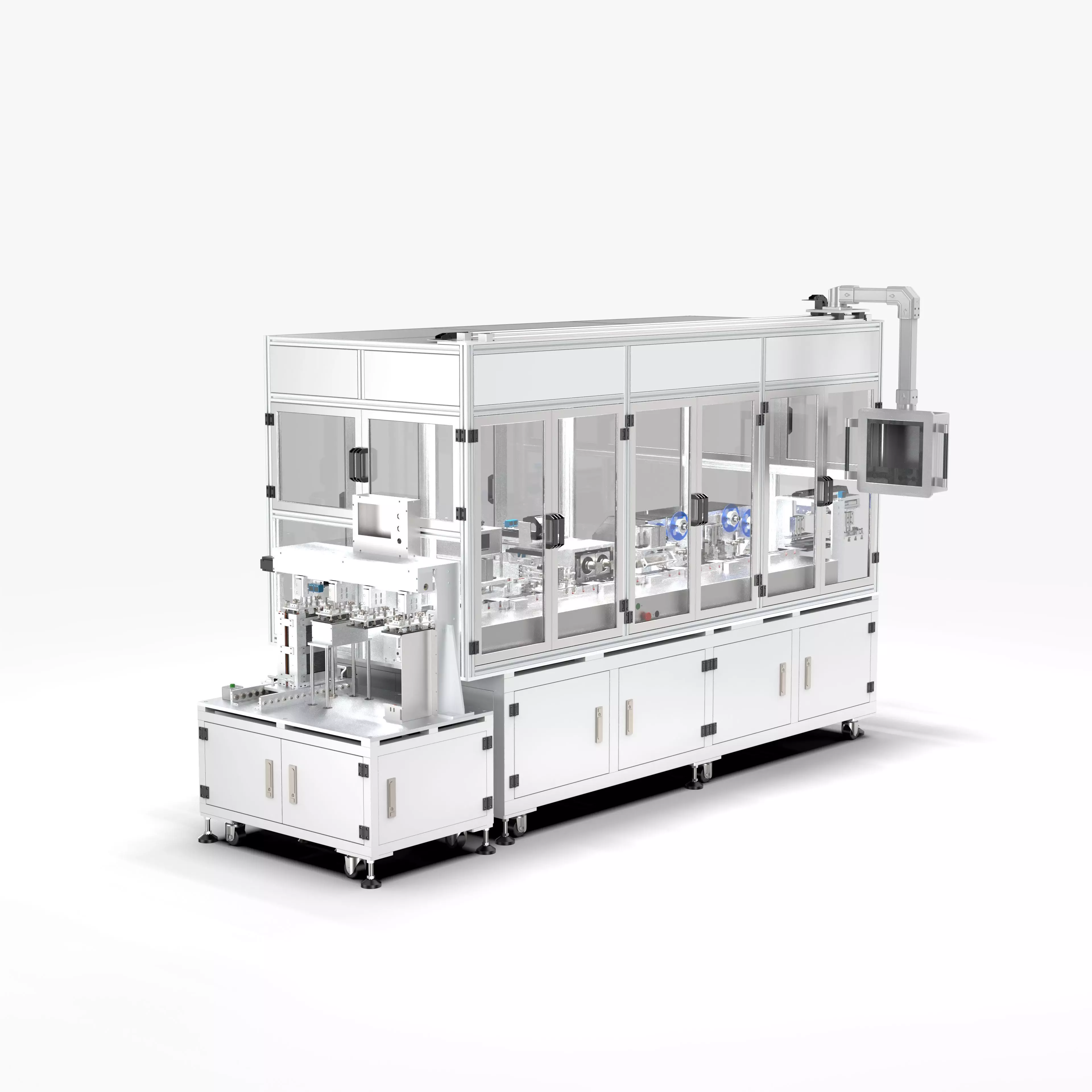 Automatic Soft Pack Battery Welding Line 3D model_0