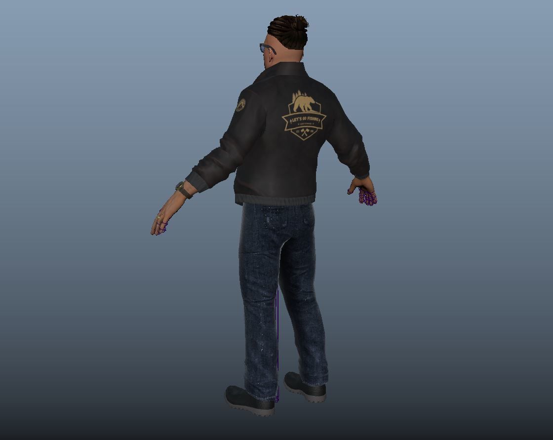 Game Ready Character - 1 Low-poly 3D model_1