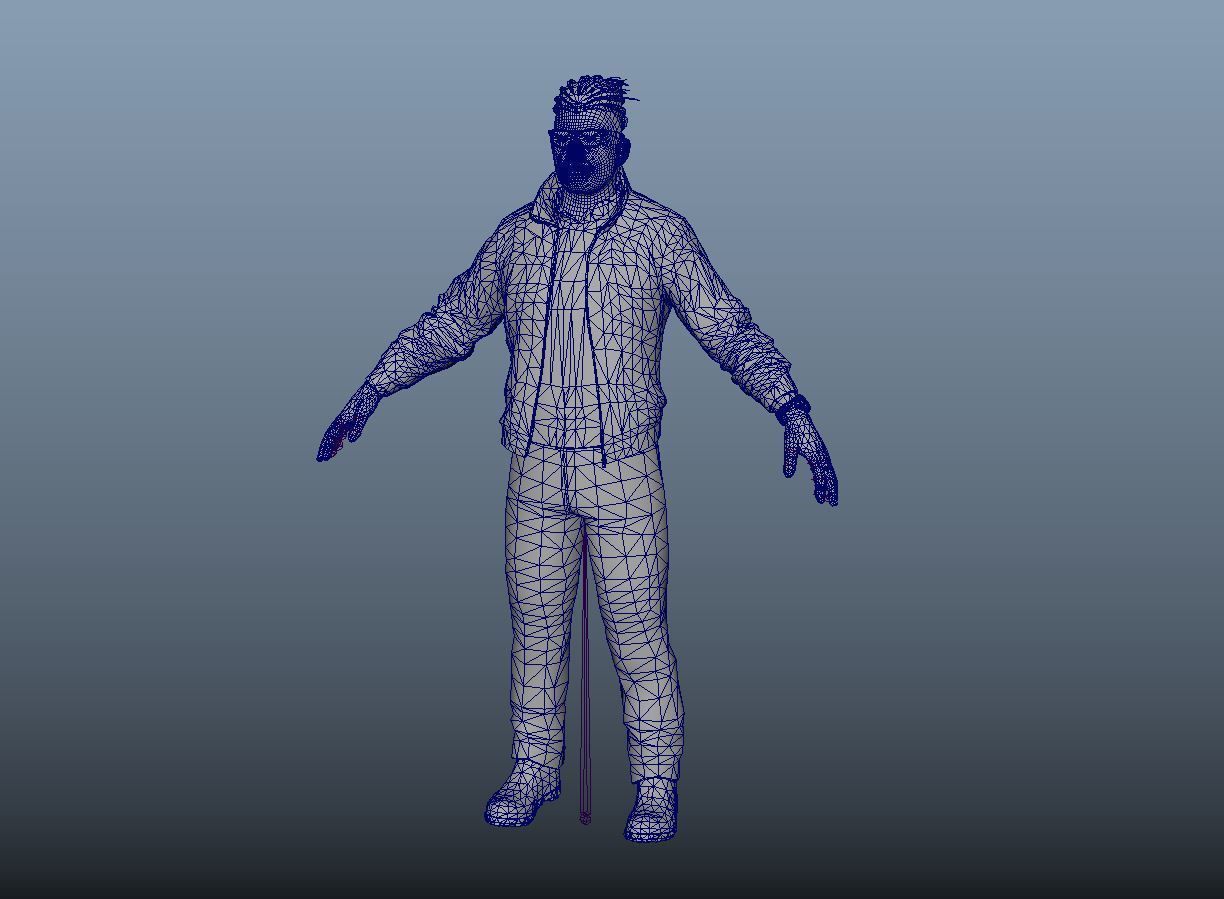 Game Ready Character - 1 Low-poly 3D model_4