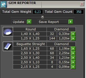 Emerald Diamond Bracelet 4764 3D print model_8