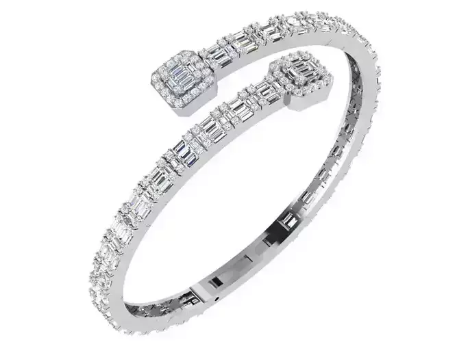 Emerald Diamond Bracelet 4764