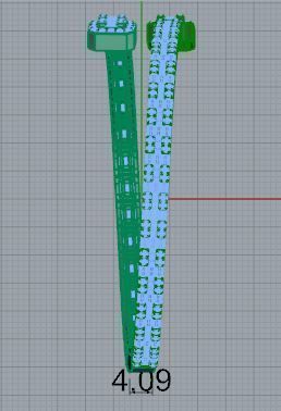 Emerald Diamond Bracelet 4764 3D print model_6