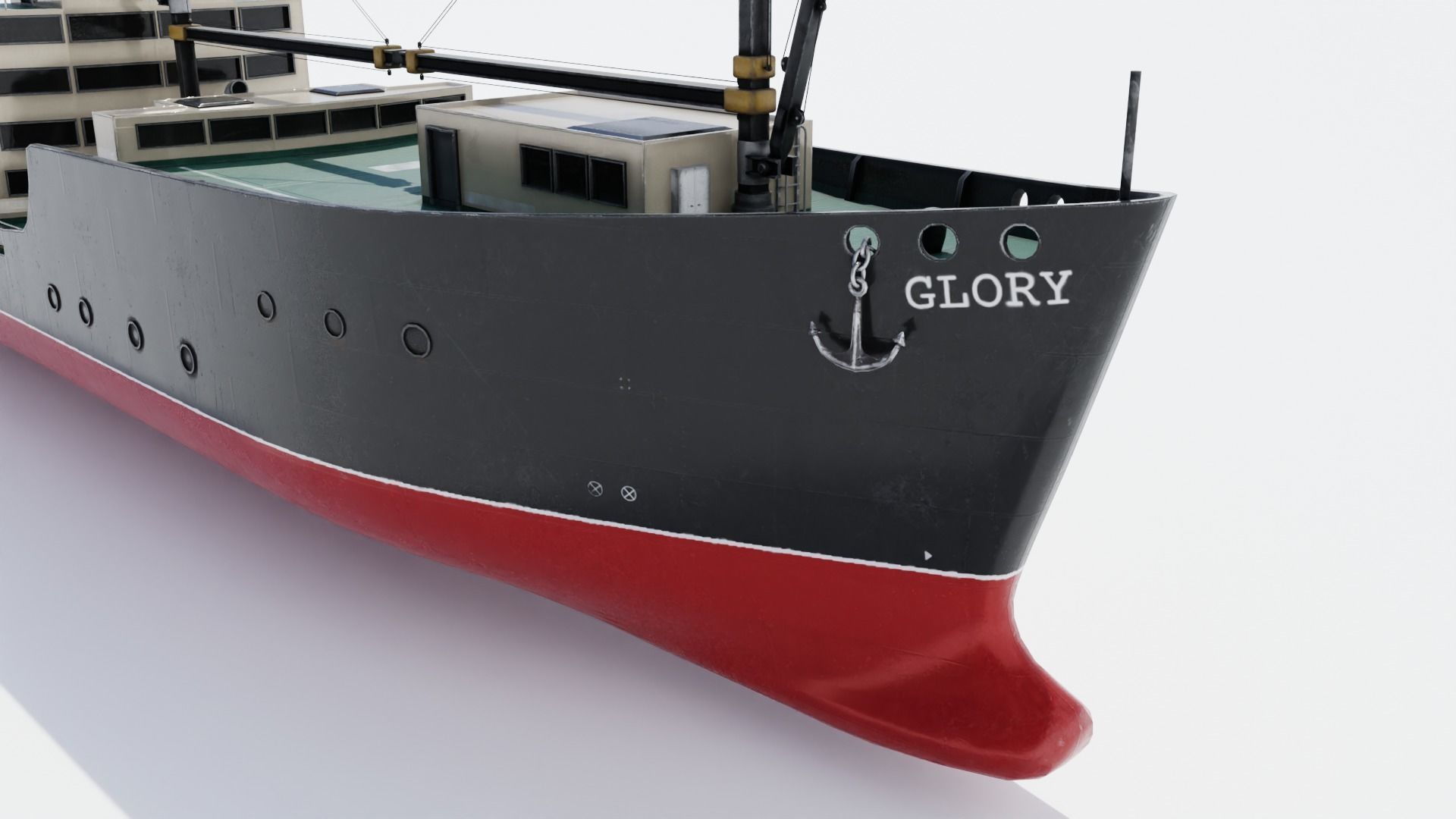 Exploration Ship 4K Textures Low-poly 3D model_13