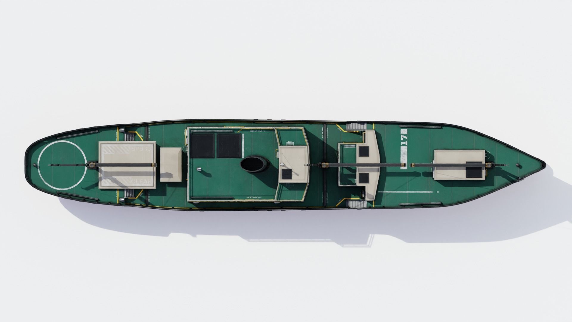 Exploration Ship 4K Textures Low-poly 3D model_12