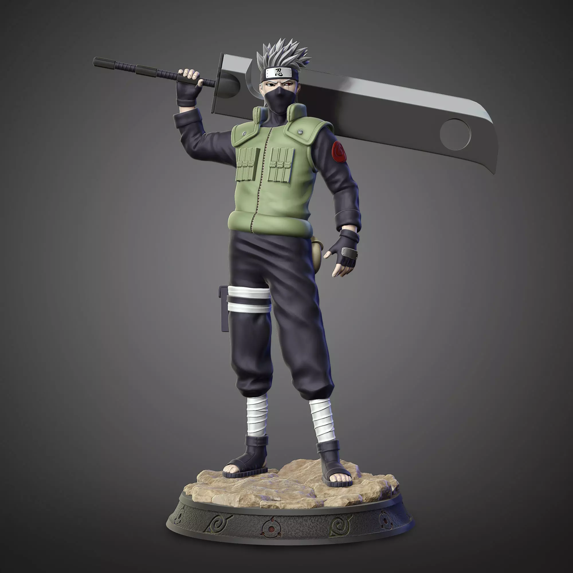 kakashi 3D print model