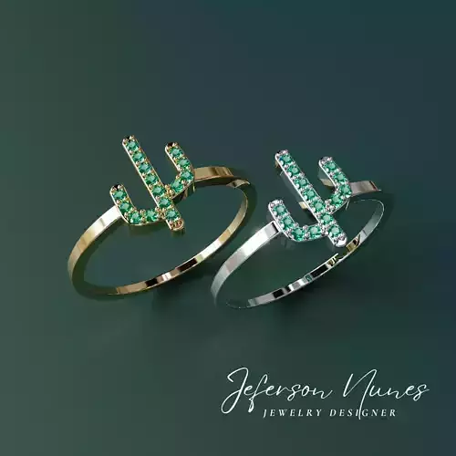 Ring Anel Cacto A1033