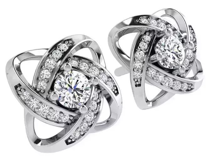 Atomic Stud Earring 4779