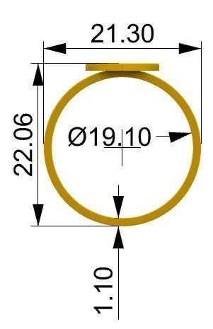 Anel Coracao A1034 3D print model_5