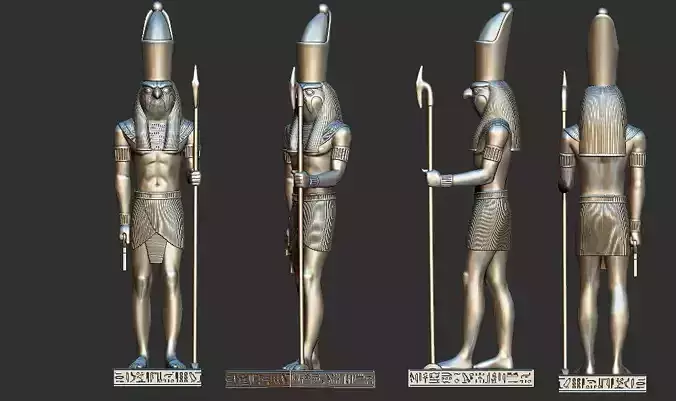 Horus  Egyptian Sun God Ra-Harakti 3D Printable model 3D print model