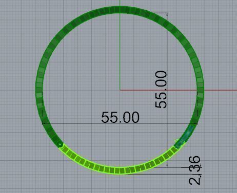 Hexagonal Bracelet 4789 3D print model_5