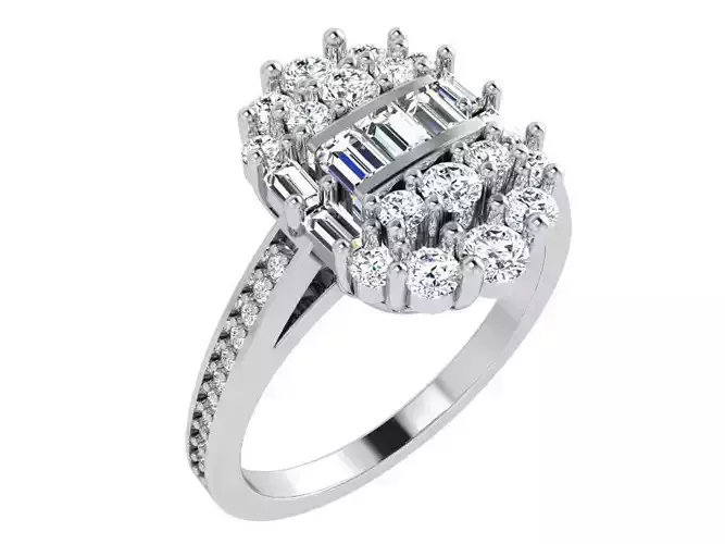 Oval Cathedral Setting Ring 4790