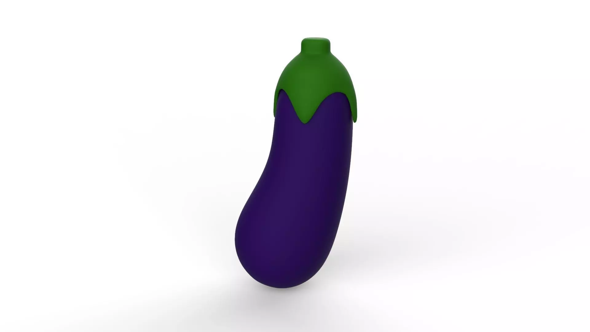 Eggplant Fruit v002 Low-poly 3D model