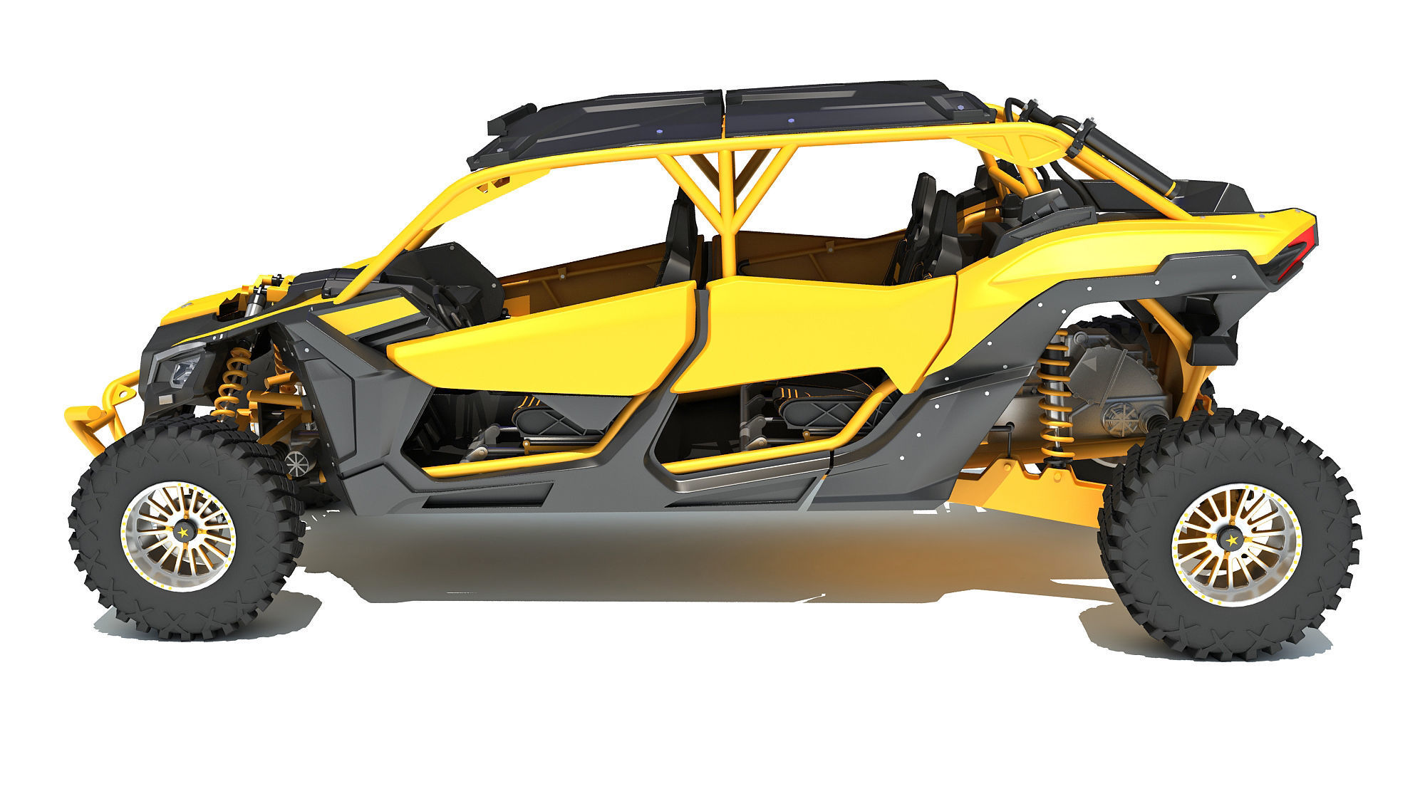 ATV Four Wheeler Buggy 3D model_1