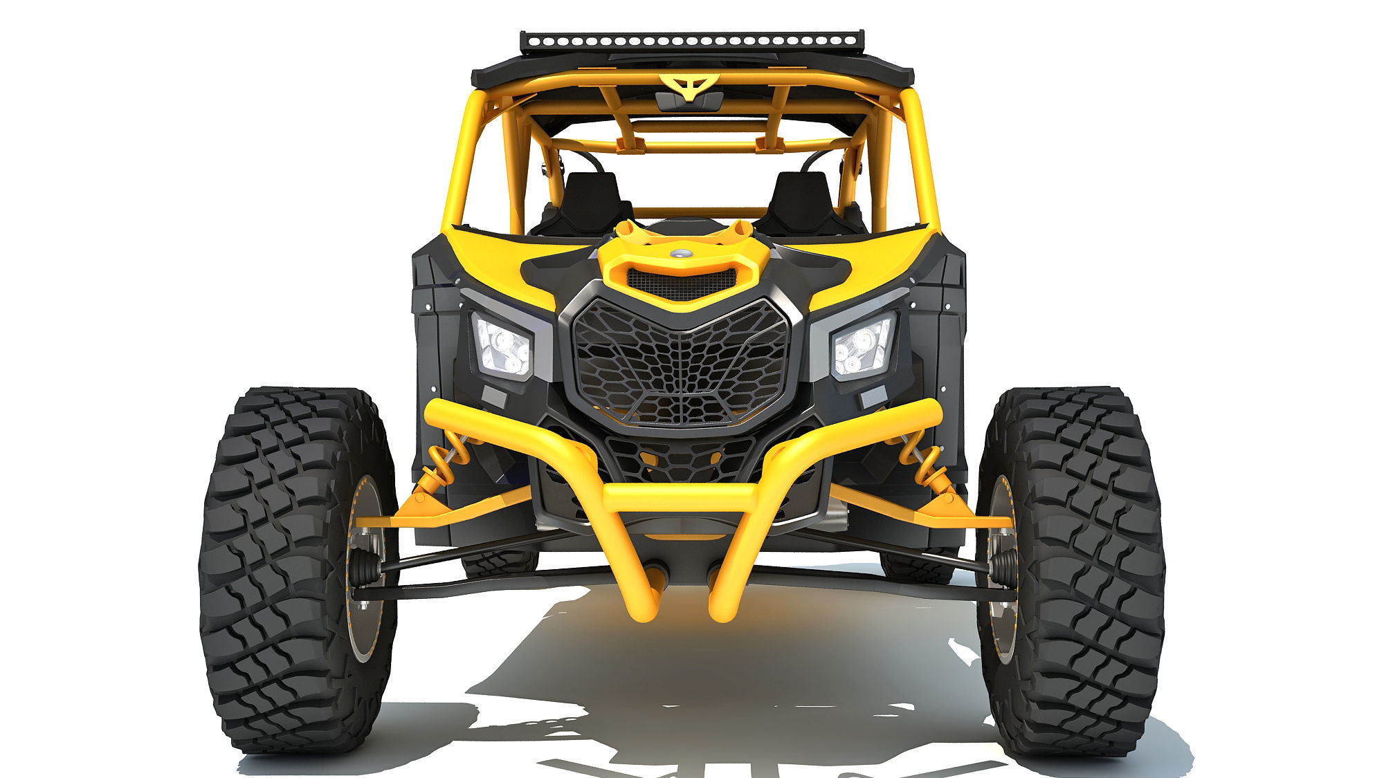 ATV Four Wheeler Buggy 3D model_12