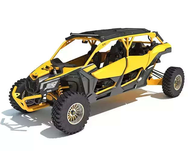 ATV Four Wheeler Buggy 3D model