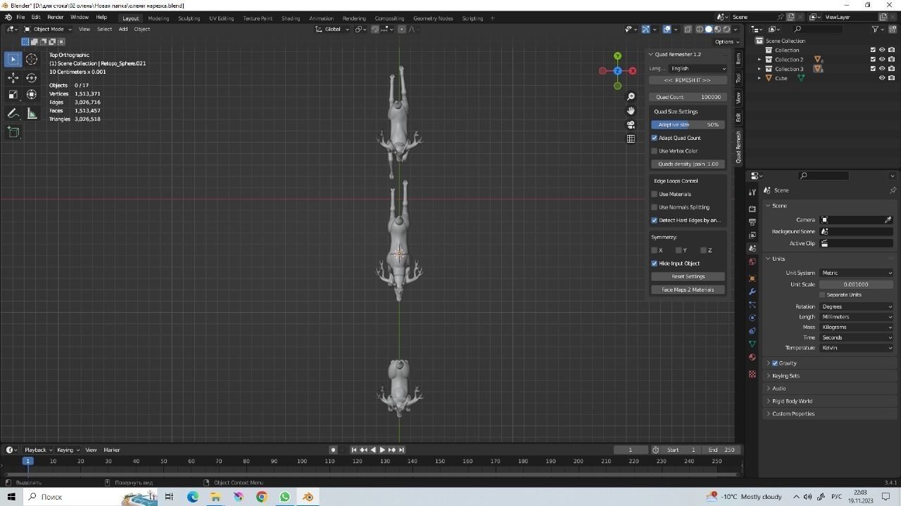 Christmas Deer 3D print model_2