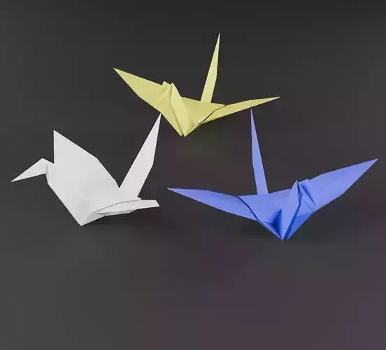 Brid paper lowpoly