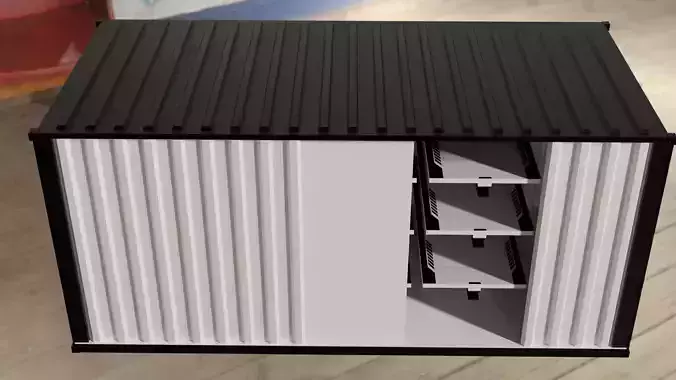 Shipping Container 3D Model