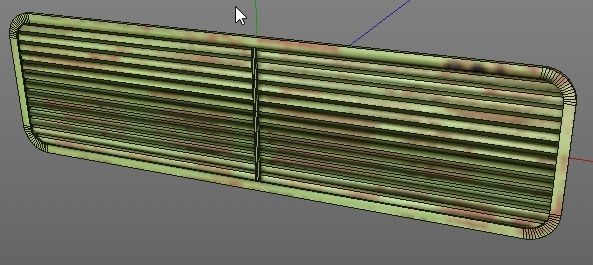 Set of air vents Low-poly 3D model_17