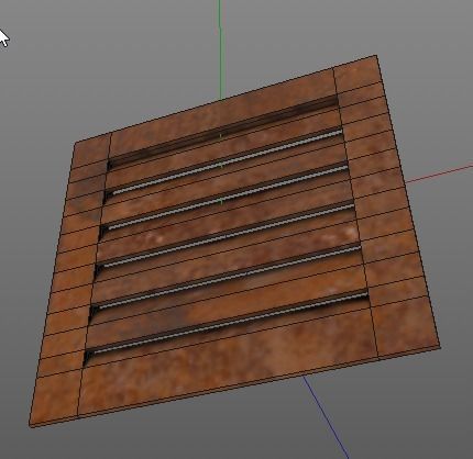 Set of air vents Low-poly 3D model_20
