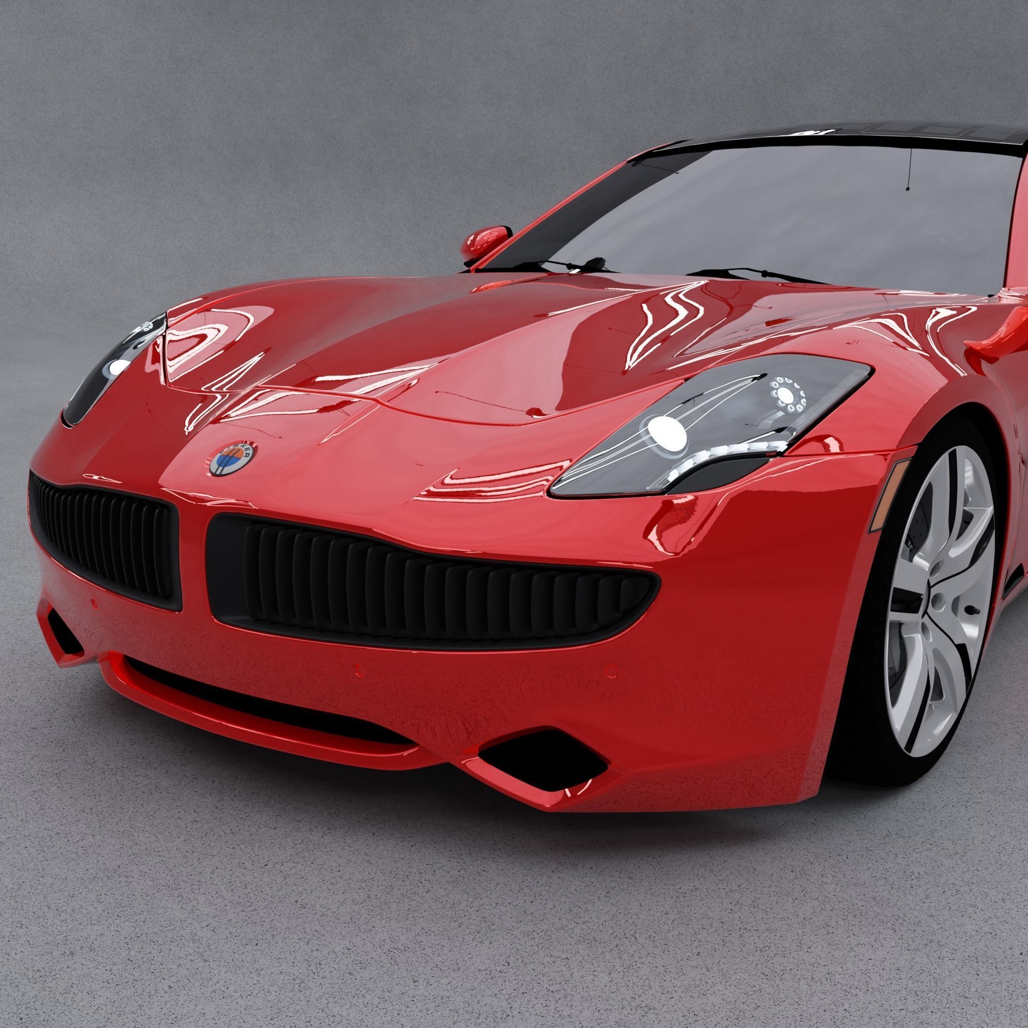 Fisker Karma 3D model_2