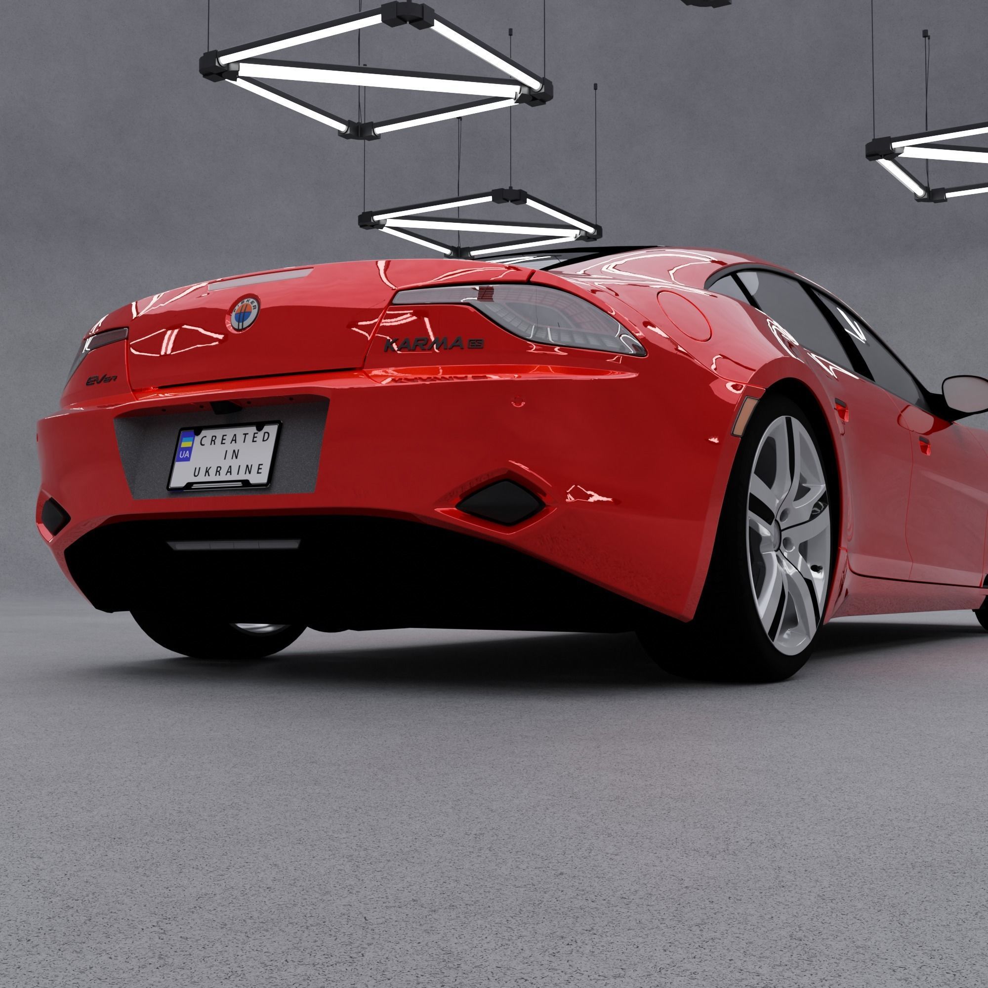 Fisker Karma 3D model_5