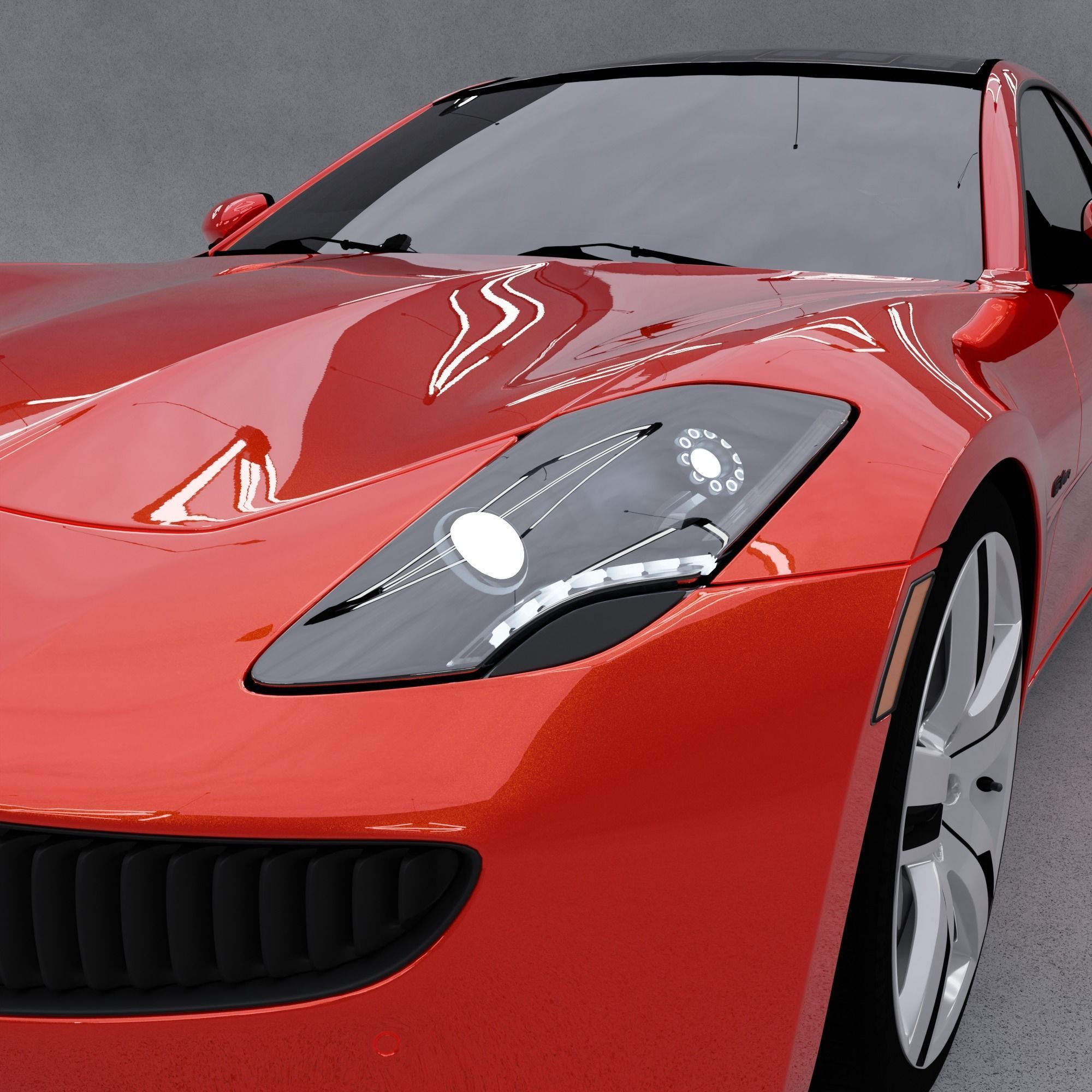Fisker Karma 3D model_8