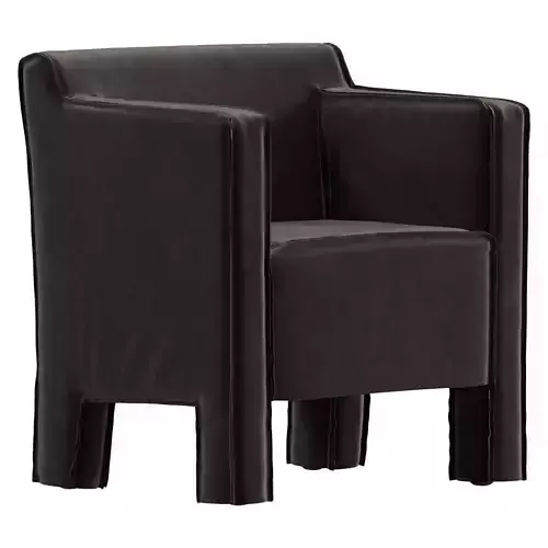 Baxter Summer Arms Chair 3D model