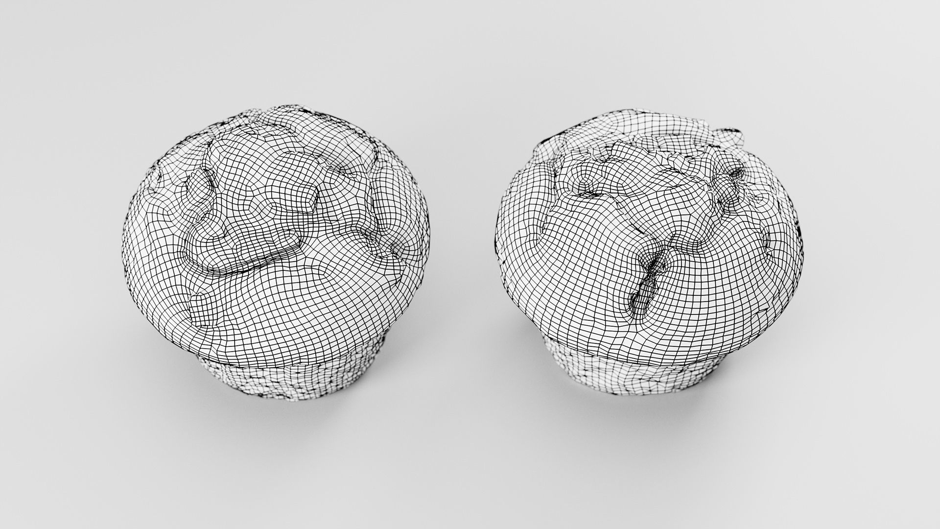 Vanilla Muffin - 3D Scan Low-poly 3D model_5