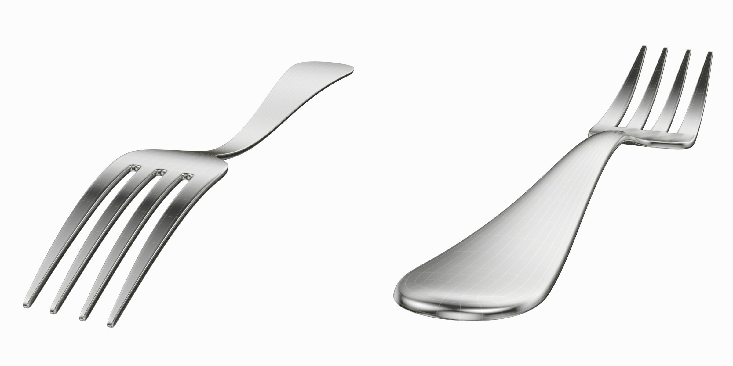 Generic Cutlery 9 Pieces COLLECTION 3D model_14