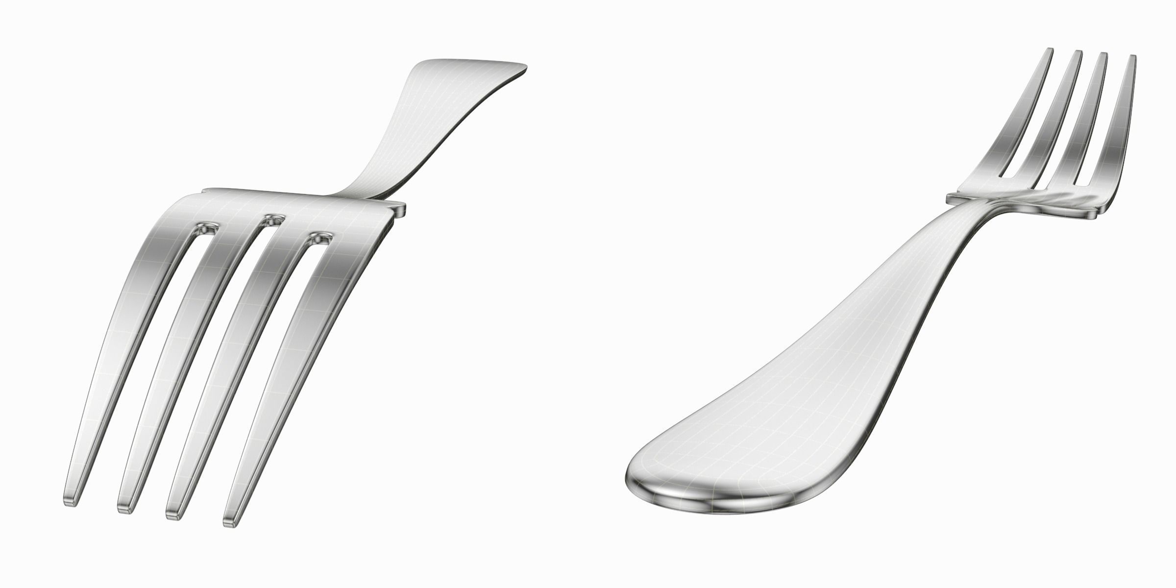 Generic Cutlery 9 Pieces COLLECTION 3D model_17