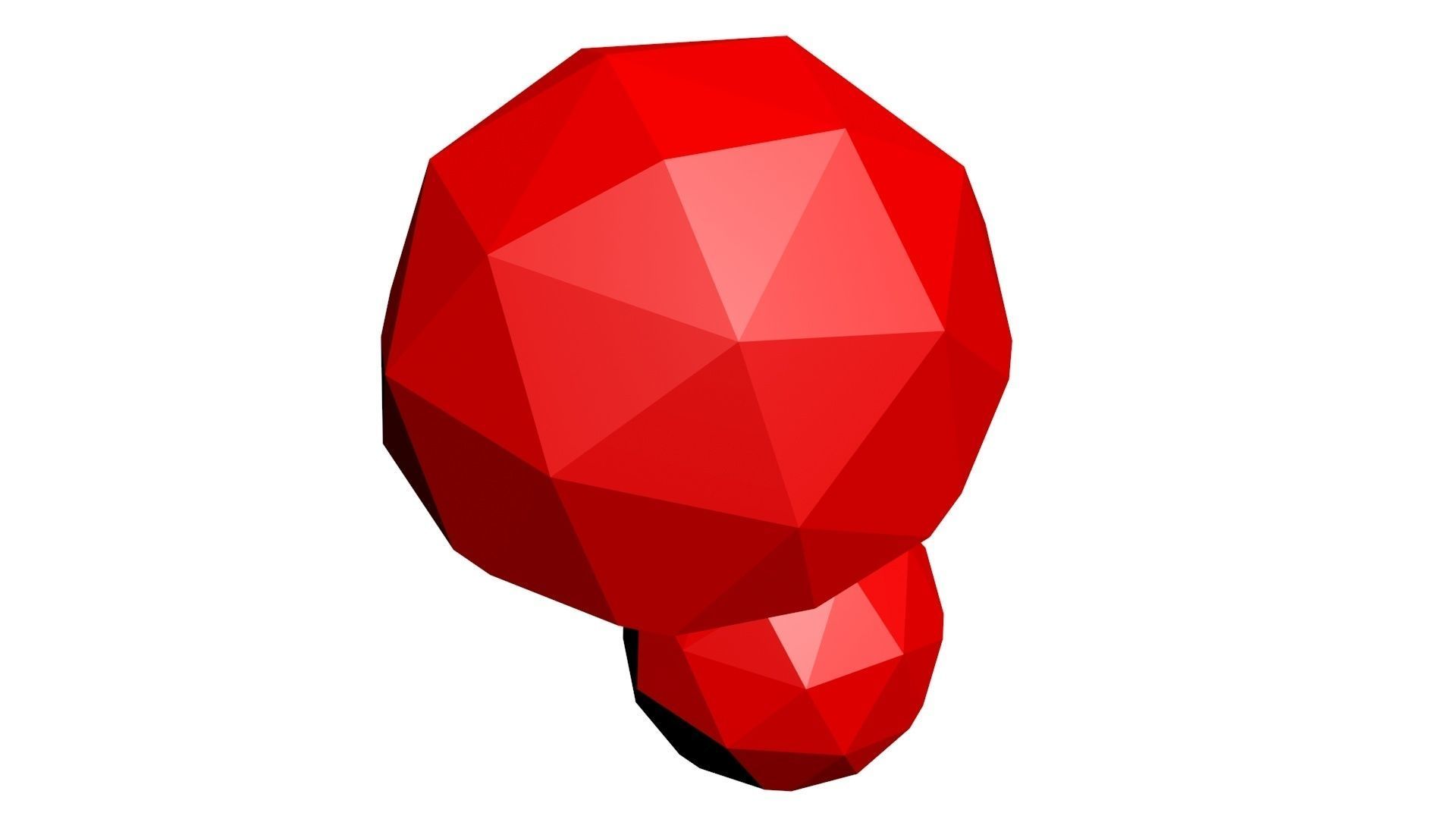 Low Poly Game Ready Mushrooms Low-poly 3D model_2