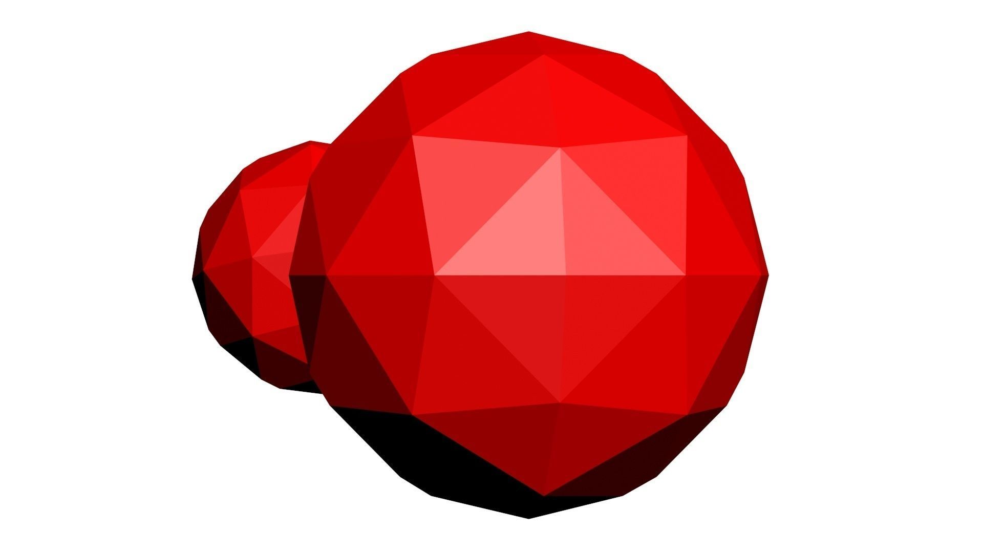 Low Poly Game Ready Mushrooms Low-poly 3D model_6