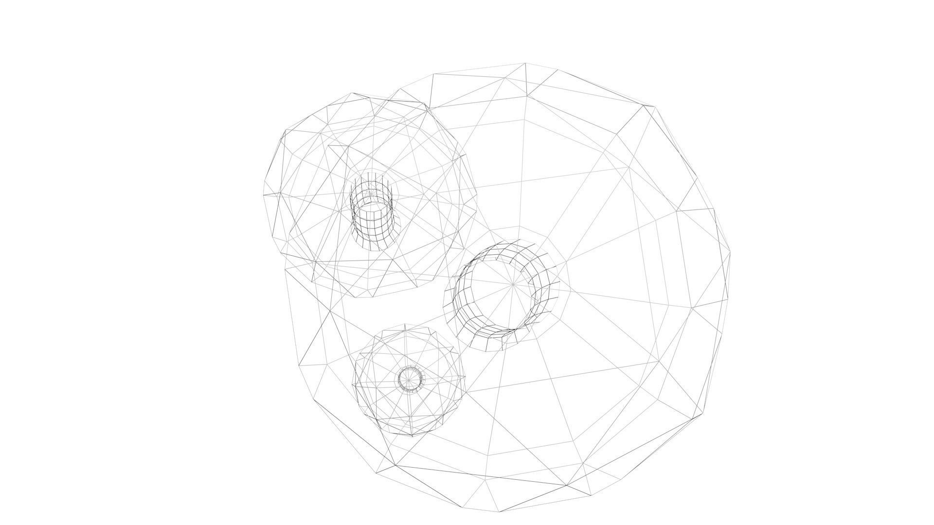 Low Poly Game Ready Mushrooms Low-poly 3D model_15