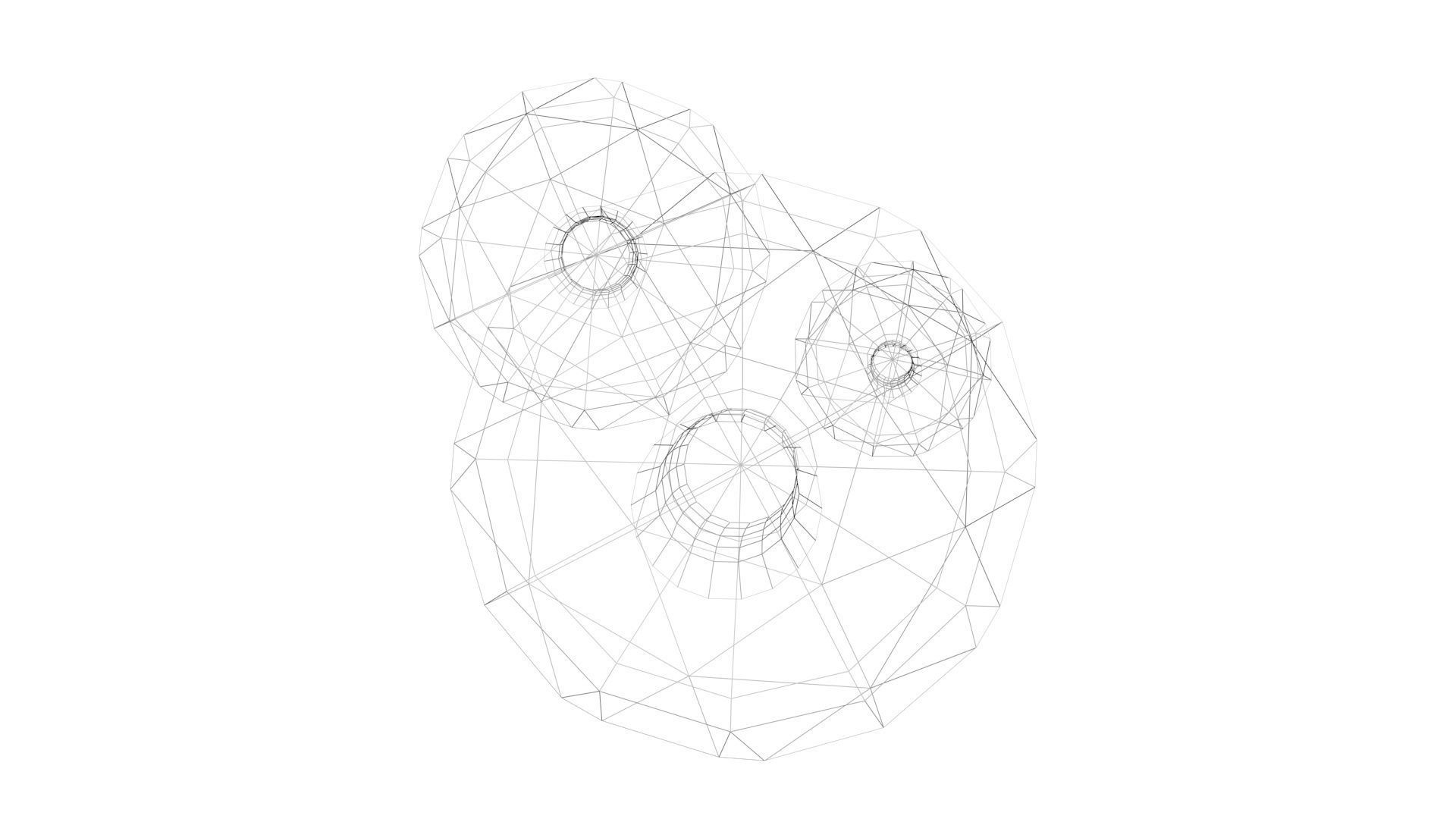 Low Poly Game Ready Mushrooms Low-poly 3D model_19