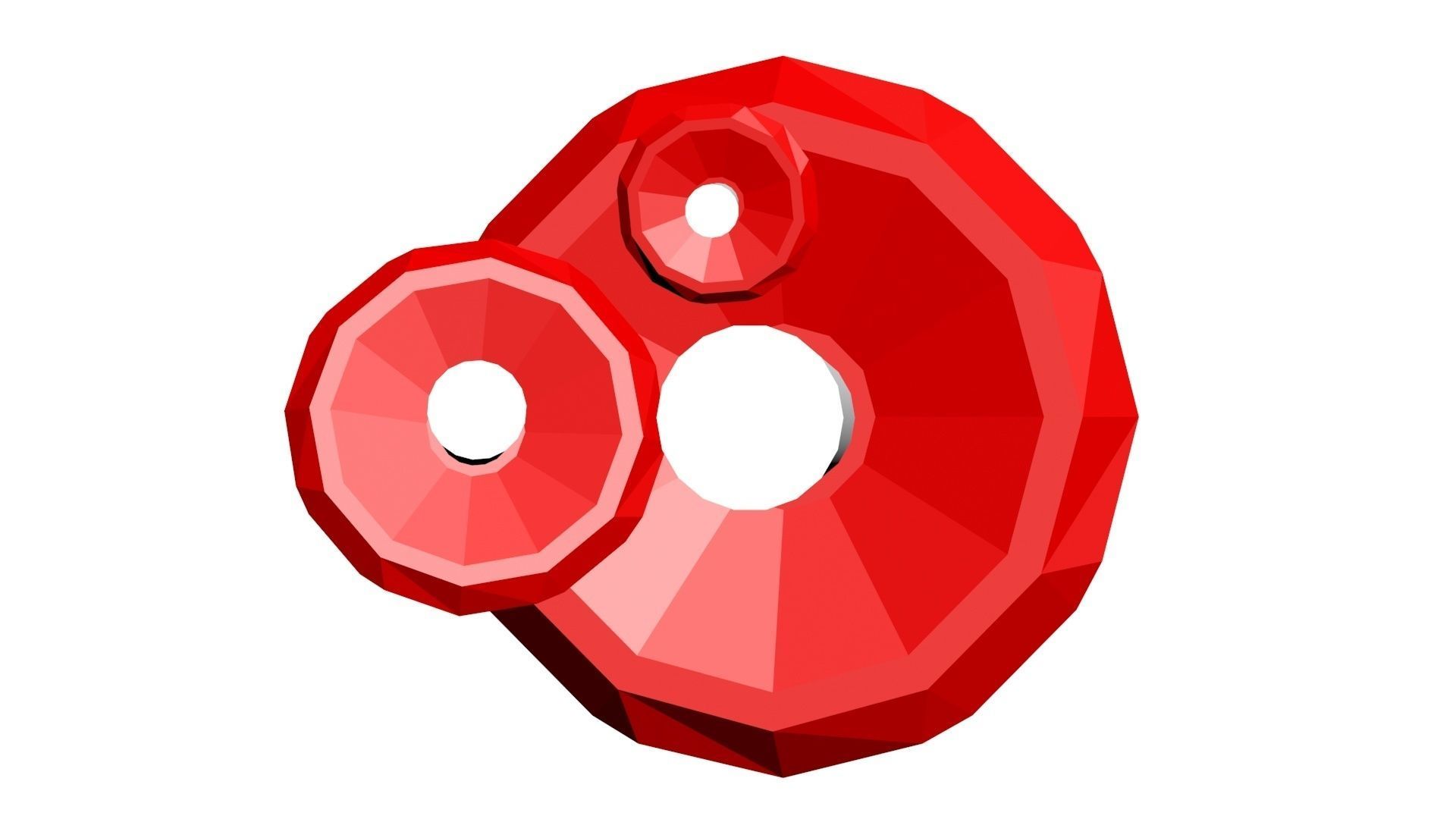 Low Poly Game Ready Mushrooms Low-poly 3D model_10