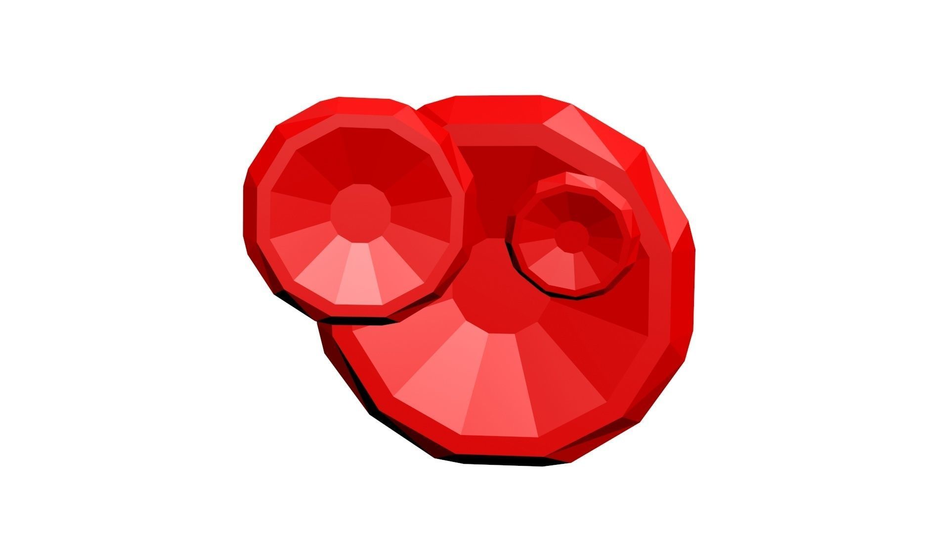 Low Poly Game Ready Mushrooms Low-poly 3D model_4